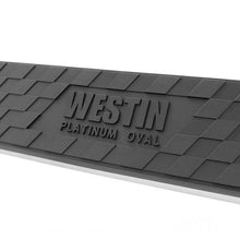 Load image into Gallery viewer, Westin 1999-2016 Ford F-250/350/450/550HD Crew Cab Platinum 4 Oval Nerf Step Bars - Black