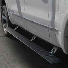 Load image into Gallery viewer, RealTruck 19-24 Ram 1500 Quad Cab 4dr VoltStep Electric Running Board Kit (No Drill) - Tex. Blk