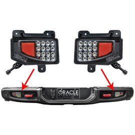 Oracle Jeep Gladiator JT Rear Bumper LED Reverse Lights w/ Plug & Play Harness - 6000K