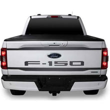 Load image into Gallery viewer, Putco 2021 Ford F-150 Stainless Steel Black Platinum Upper/Lower Tailgate Accent (2pcs)