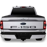 Putco 2021 Ford F-150 Stainless Steel Black Platinum Upper/Lower Tailgate Accent (2pcs)