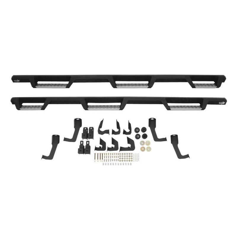 Westin/HDX 10-18 Ram 2500/3500 Crew Cab (8ft Bed) Drop Wheel to Wheel Nerf Step Bars - Txt Black