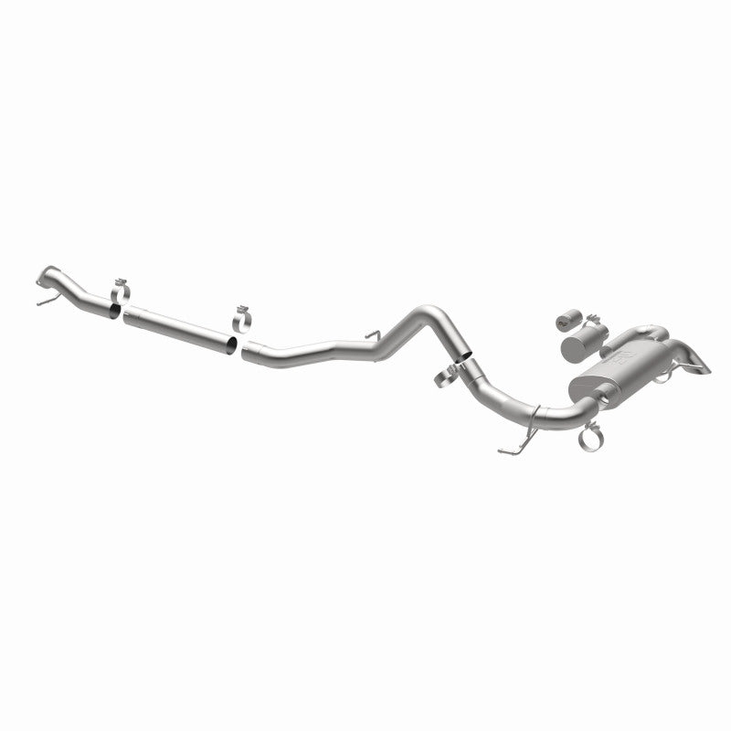 MagnaFlow 2021 Ford Bronco Overland Series Cat-Back Exhaust w/ Single Straight Driver Exit- No Tip