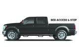 N-Fab Nerf Step 15-17 Chevy-GMC 2500/3500 Crew Cab 6.5ft Bed - Tex. Black - Bed Access - 3in