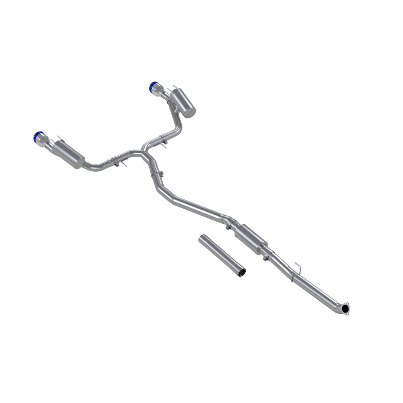 MBRP 22-24 Honda Civic SI 1.5L T304 SS 3in Cat-Back Exhaust 2.5in Dual Split Rear w/ Burnt End Tips