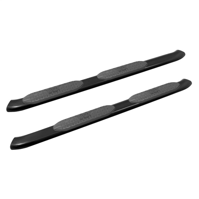 Westin 18-20 Jeep Wrangler JL Unlimited 4DR PRO TRAXX 5 Oval Nerf Step Bars - Textured Black