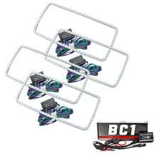 Load image into Gallery viewer, Oracle GMC Sierra 07-13 Halo Kit (New Square Ring Design) - ColorSHIFT w/ BC1 Cntrl