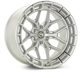 Vossen HFX-6 22x9.5 - 6x139.7 - ET30 - Deep - 95.1 - Silver Polished Wheel
