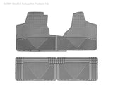 WT Rubber Mats - Front - Grey