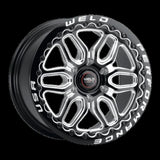 Weld Racing 20x10 Laguna 6 Bead Lock 6x135 ET38 BS7.00 Gloss BLK MIL DIA 87.1