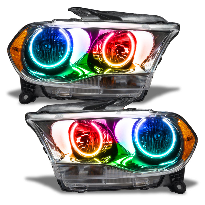 Oracle 11-13 Dodge Durango SMD HL Halogen - Chrome - ColorSHIFT w/o Controller
