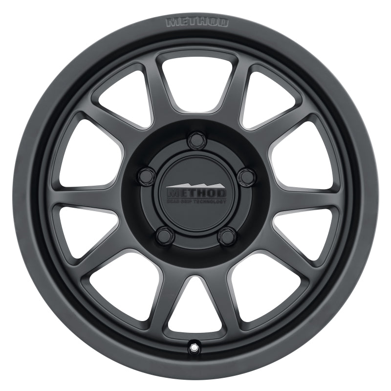 Method MR702 17x7.5 +50mm Offset 5x130 78.1mm CB Matte Black Wheel