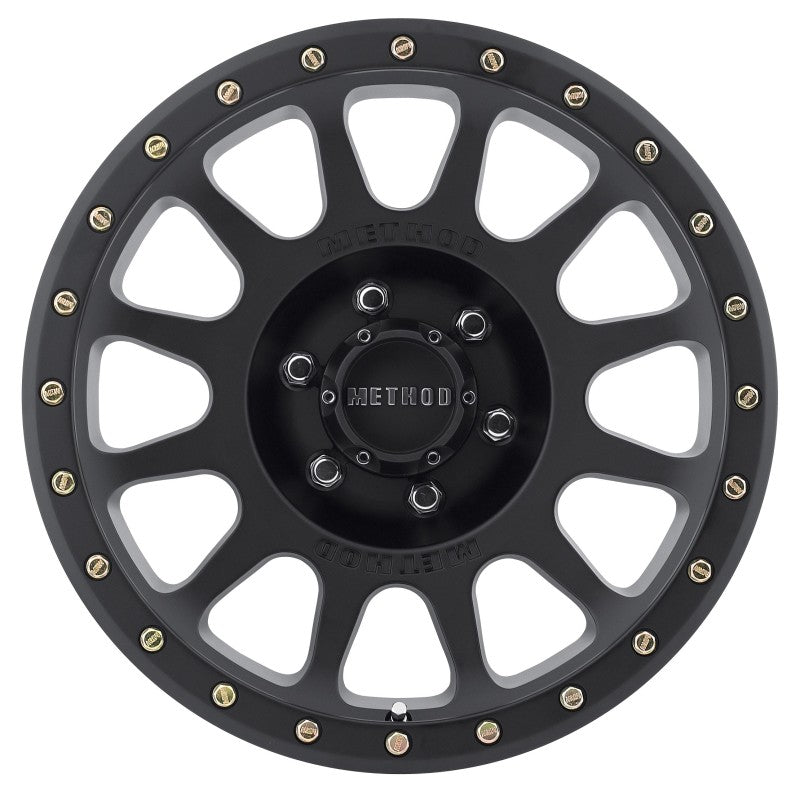 Method MR305 NV 18x9 0mm Offset 6x135 94mm CB Method Matte Black Street Loc Wheel