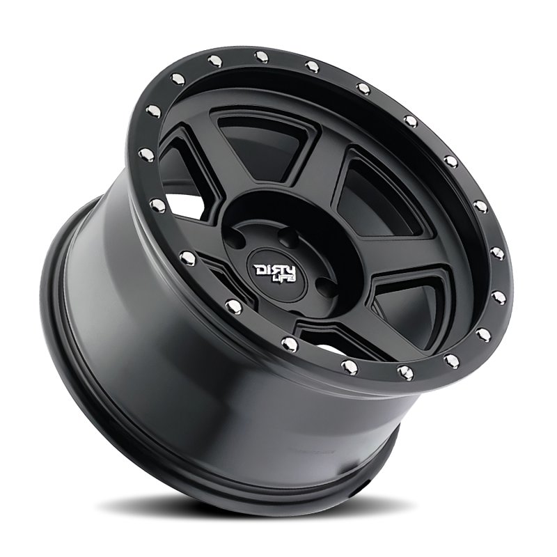 Dirty Life 9315 Compound 17x9 / 6x139.7 BP / -12mm Offset / 106mm Hub Matte Black Wheel