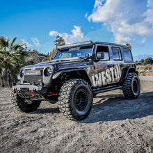 Load image into Gallery viewer, Westin 18-22 Jeep Wrangler JLU 4dr. E-Series 3 Nerf Step Bars - Tex. Blk