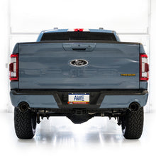 Load image into Gallery viewer, AWE Tuning 2021+ Ford F-150 Tremor (w/ Bumper Cutouts) 0FG Resonated Catback - Diamond Black Tips