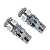 Oracle T10 5 LED 3 Chip SMD Bulbs (Pair) - Aqua SEE WARRANTY