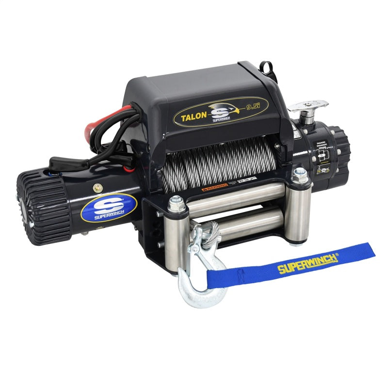 Superwinch 9500 LBS 12V DC 3/8in x 85ft Steel Rope Talon - Navy Blue