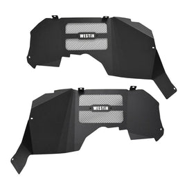 Westin 18-20 Jeep Wrangler JL Inner Fenders - Front - Textured Black