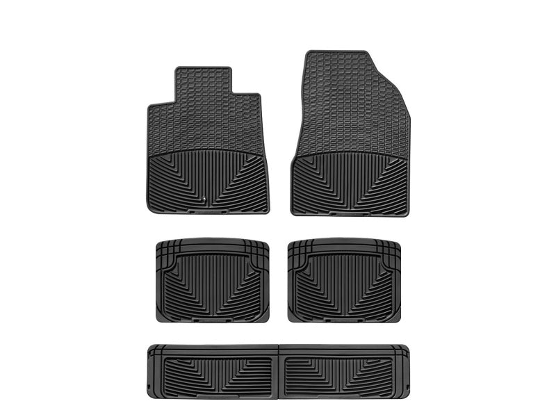 WT Rubber Mats - Rear - Blk