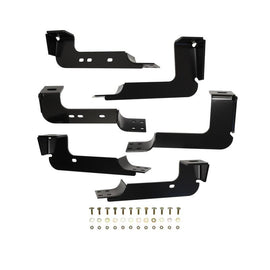 Westin 2004-2013 Chevy Silverado 1500 Crew Cab Premier Oval Nerf Step Bar Mount Kit - Black