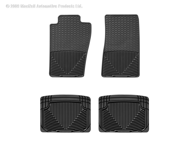 WT Rubber Mats - Front - Blk