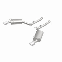 Load image into Gallery viewer, MagnaFlow Axle-Back Stainless Dual Split 4in Polished Tips 10-15 Chevrolet Camaro Convert. 3.6L V6