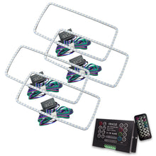 Load image into Gallery viewer, Oracle GMC Sierra 07-13 Halo Kit (New Square Ring Design) - ColorSHIFT w/ 2.0 Cntrl