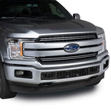 Putco 2020 Ford SuperDuty - Black Powder Coated - Bar Pattern Bumper Grille Inserts