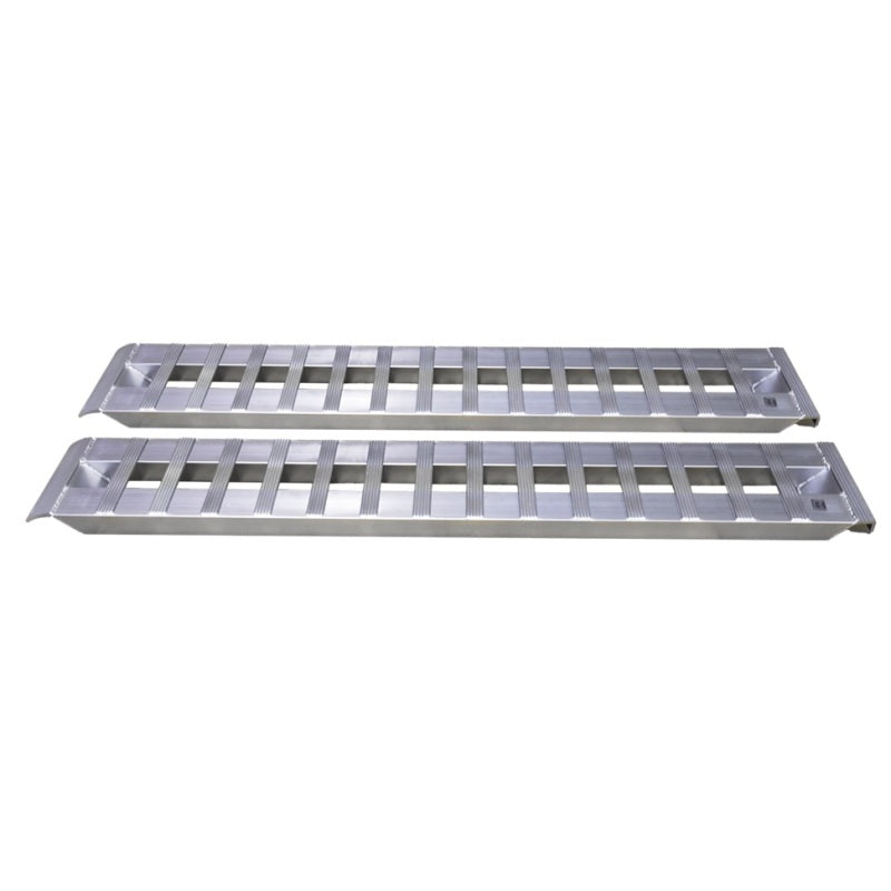 Gen-Y Heavy-Duty 7ft Aluminum Loading Ramps 14in x 84in 3K Capacity Per Ramp - Pair