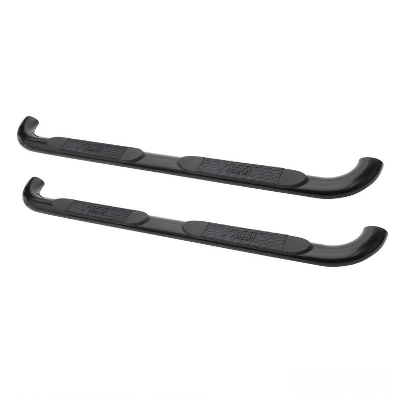 Westin 1999-2016 Ford F-250/350/450/550HD Crew Cab Platinum 4 Oval Nerf Step Bars - Black