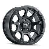 Dirty Life 9307 Drifter 17x8.5/5x127 BP/-6mm Offset/78.1mm Hub Matte Black Wheel - Beadlock