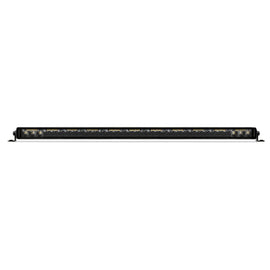Go Rhino Xplor Blackout Combo Series Sgl Row LED Light Bar w/Amber (Side/Track Mount) 31.5in. - Blk