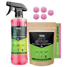 Load image into Gallery viewer, WASH&amp;WHIPS Pit Stop Glass Cleaner / All Surface Cleaner Refill Tablets (Makes 5 Gallons)