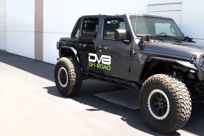 DV8 Offroad 18-23 Jeep Wrangler JL 4 Door FS-15 Series Rock Sliders