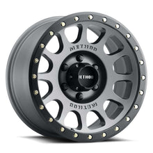 Load image into Gallery viewer, Method MR305 NV 20x9 / +18mm Offset / 6x5.5 BP / 108mm CB / Titanium - Matte Black Lip Wheel