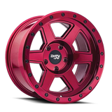 Dirty Life 9315 Compound 17x9 / 6x139.7 BP / -38mm Offset / 106mm Hub Crimson Candy Red Wheel