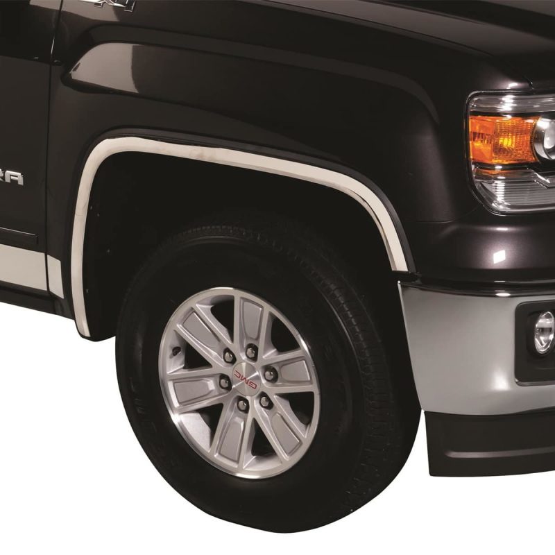 Putco 14-15 GMC Sierra LD - Full (Replaces or Fits on top of the OEM Fender trim) SS Fender Trim