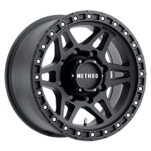 Load image into Gallery viewer, Method MR312 18x9 +18mm Offset 8x180 130.81mm CB Matte Black Wheel