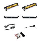 Baja Designs 2021+ Ford Raptor S8 Behind Grill Kit -10in. Amber D/C