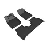 3D MAXpider 22-24 Audi Q4 E-TRON / 22-24 Audi Q4 E-TRON Sportba Kagu 1st & 2nd Row Floormats - Black