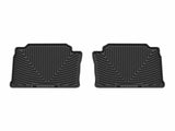 WeatherTech 24-26 Toyota Tacoma 2nd Row Rear All-Weather Floor Mats - Black