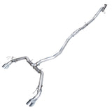 AWE Tuning 22+ Honda Civic Si/Acura Integra Track Edition Catback Exhaust - Dual Chrome Silver Tips