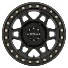 Load image into Gallery viewer, Method MR405 UTV Beadlock 15x7 / 4+3/13mm Offset / 4x156 / 132mm CB Matte Black Wheel