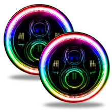 Load image into Gallery viewer, Oracle Jeep Wrangler JL/Gladiator JT 7in. High Powered LED Headlights (Pair) ColorSHIFT