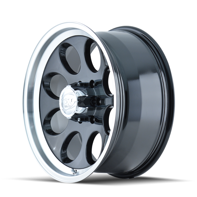 ION Type 171 16x8 / 5x139.7 BP / -5mm Offset / 108mm Hub Black/Machined Wheel