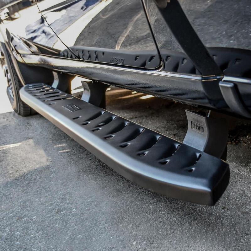 Westin 2019 Chevrolet Silverado/Sierra 1500 Crew Cab Thrasher Running Boards - Textured Black