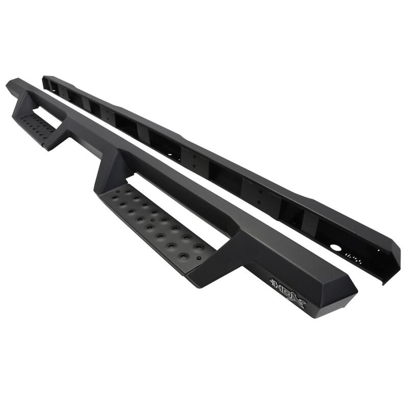 Westin/HDX 16-18 Nissan Titan XD Crew / 17-18 Titan Crew Cab Drop Nerf Step Bars - Textured Black