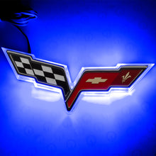 Load image into Gallery viewer, Oracle Chevrolet Corvette C6 Illuminated Emblem - Dual Intensity - Blue SEE WARRANTY