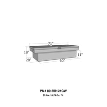 Load image into Gallery viewer, Westin/Brute Gull Wing Lid Full Size Standard - Aluminum